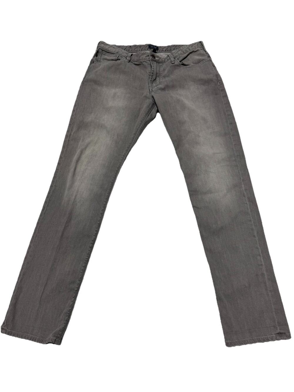 Armani Jeans AJ J06 Slim Fit Stretch Denim W32 L31 Grey Gray READ DESCRIPTION
